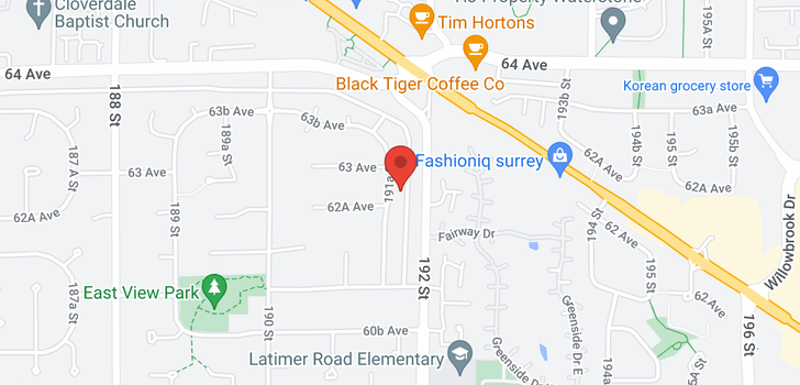 map of 6268 191A STREET